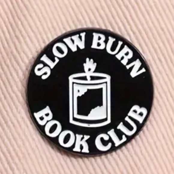 Jewelry - 3/$15 Slow Burn Book Club Pin